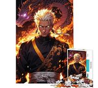 Jigsaw for Adults 1000 Pieces Prince on Fire Difficult And Challenge Stress Reliever Home Decoration Toys Suitable for Ages 14 And Up (38x52cm)