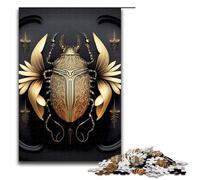 Jigsaw for Adults 1000 Pieces Queen Golden Black Beetle Wooden Puzzle for Kids Educational Game 1000 PCS