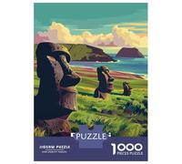 Jigsaw for Adults 1000 Pieces Rapa Nui National Park Chile Jigsaw for Adults Relax Games Analysis And Logic Unique Birthday And Xmas Gifts 70x50cm/1000pcs