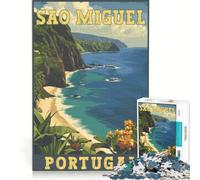 Jigsaw for Adults 1000 Pieces Sao Miguel Island, Toy Wall Decor, Parent-child Interaction, Unique Birthday And Gifts 50x75cm