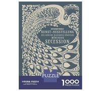 Jigsaw for Adults 1000 Pieces Secession, Kunst Ausstellung Jigsaw for Adults Relax Games Analysis And Logic Unique Birthday And Xmas Gifts 38x26cm/1000pcs