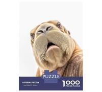 Jigsaw for Adults 1000 Pieces Selfie Walrus Playful Animal Decor Puzzles for Adults DIY Toys Analysis And Logic Gifts for Friends And Family 52x38cm/1000pcs