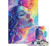Jigsaw for Adults 1000 Pieces Shower Joy Help The Brain Exercise Presents for Women Anti-Stress Toys for 14+ Puzzle Game Offered (50x75cm)