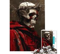 Jigsaw for Adults 1000 Pieces Skull of A Dead Skeleton for Birthday, Chrismas Difficult Hard Family Game Suitable for People Aged 14 And Above (38x26cm)