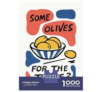 Jigsaw for Adults 1000 Pieces Some Olives for The Table Art Jigsaw for Adults Relax Games Analysis And Logic Unique Birthday And Xmas Gifts 38x26cm/1000pcs