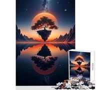 Jigsaw for Adults 1000 Pieces Space Fantasy Landscape Puzzle For Teenagers Staycation Kill Time Wishlist with Santa Claus Challenging Game Toys (38x26cm)
