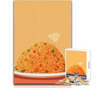 Jigsaw for Adults 1000 Pieces Steaming Fried Rice Illustration Educational Family Game Learning Educational Great Gift Size 50x75cm