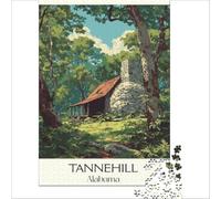 Jigsaw for Adults 1000 Pieces Tannehill Alabama, Educational Toy, But Fun And Humorous, with Matching Poster And Trivia Sheet 300 PCS