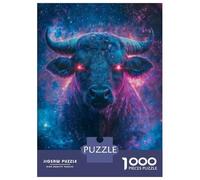 Jigsaw for Adults 1000 Pieces Taurus Zodiac Sign Puzzles for Adults DIY Toys Analysis And Logic Gifts for Friends And Family 38x26cm/1000pcs