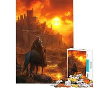 Jigsaw for Adults 1000 Pieces The Kingdom's Twilight Help The Brain Exercise Presents for Women Anti-Stress Toys for 14+ Puzzle Game Offered (38x26cm)