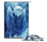 Jigsaw for Adults 1000 Pieces The Reckless Snow Hawk Family Wooden Puzzles Educational Game Challenge Toy 1000 PCS(38x26cm)