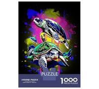 Jigsaw for Adults 1000 Pieces Turtle Animals 1 Puzzles for Adults Brain Teaser Game For Family Fun Fun at Home Activities, 52x38cm/1000pcs