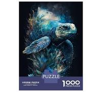 Jigsaw for Adults 1000 Pieces Turtle Fanciful Imagery Puzzles for Adults Brain Teaser Game For Family Fun Fun at Home Activities, 70x50cm/1000pcs