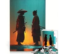 Jigsaw for Adults 1000 Pieces Two Samurai Warriors Face Off(1200)(1E273), Educational Toy
