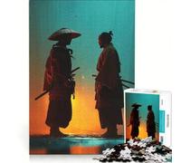 Jigsaw for Adults 1000 Pieces Two Samurai Warriors Face Off(1200)(1E273), Educational Toy