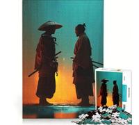 Jigsaw for Adults 1000 Pieces Two Samurai Warriors Face Off(1200)(1E273), Educational Toy