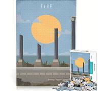 Jigsaw for Adults 1000 Pieces Tyre Lebanon(1200)(4B3E9), Educational Toy