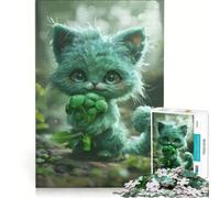 Jigsaw for Adults 1000 Pieces Unfluffy Broccoli Monster(1200)(7FFD2), Educational Toy