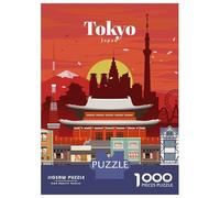 Jigsaw for Adults 1000 Pieces Visit Tokyo Puzzles for Adults Brain Teaser Game For Family Fun Fun at Home Activities, 38x26cm/1000pcs