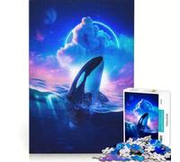 Jigsaw for Adults 1000 Pieces Whats In Above The Sea Practical Game Staycation Kill Time Enhance Love between Couples 38x52cm