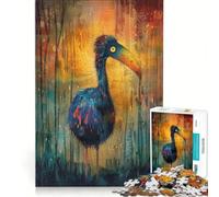 Jigsaw for Adults 1000 Pieces Whimsical Dodo Practical Game Staycation Kill Time Enhance Love between Couples 38x52cm