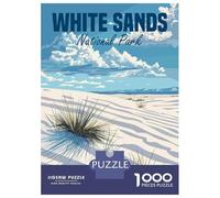 Jigsaw for Adults 1000 Pieces White Sands National Park Jigsaw for Adults Relax Games Analysis And Logic Unique Birthday And Xmas Gifts 70x50cm/1000pcs