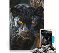Jigsaw for Adults 1000 Pieces Wild Black Panther(1200)(8294A), Educational Toy