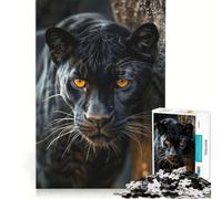 Jigsaw for Adults 1000 Pieces Wild Black Panther(1200)(8294A), Educational Toy