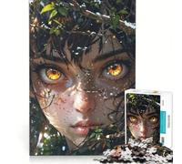 Jigsaw for Adults 1000 Pieces Wildfire Eyes in Nature's Embrace(1200)(E2AD3), Educational Toy