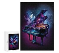 Jigsaw for Adults 300 PCS Cosmic Piano Fantasy-2 Jigsaw Puzzles for Adults Analysis And Logic Train Your Brain And Hands Toy Intellectual Game 300 PCS