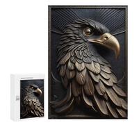 Jigsaw for Adults 300 PCS Eagle Gold Decor Jigsaw Puzzles for Adults Analysis And Logic Train Your Brain And Hands Toy Intellectual Game 300 PCS