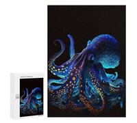 Jigsaw for Adults 300 PCS Neon Octopus Jigsaw Puzzles for Adults Analysis And Logic Train Your Brain And Hands Toy Intellectual Game 300 PCS
