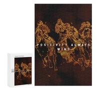 Jigsaw for Adults 300 PCS Positivity Always Wins Jigsaw Puzzles for Adults Analysis And Logic Train Your Brain And Hands Toy Intellectual Game 300 PCS