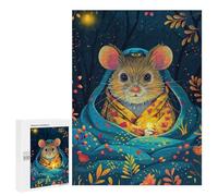 Jigsaw for Adults 500 PCS Cozy Mouse in Forest Jigsaw Puzzles for Adults Family Activities Train Your Brain And Hands Unique Challenge Game 500 PCS