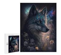 Jigsaw for Adults 500 PCS Enchanted Wolf Portrait Jigsaw Puzzles for Adults Analysis And Logic Train Your Brain And Hands Toy Intellectual Game 500 PCS