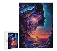Jigsaw for Adults 500 PCS Galactic Dreamscape Jigsaw Puzzles for Adults Analysis And Logic Train Your Brain And Hands Toy Intellectual Game 500 PCS