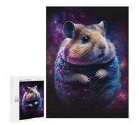 Jigsaw for Adults 500 PCS Galactic Hamster Plush Toy Jigsaw Puzzles for Adults Analysis And Logic Train Your Brain And Hands Toy Intellectual Game 500 PCS