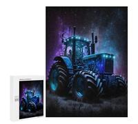 Jigsaw for Adults 500 PCS Galactic Tractor Lights Jigsaw Puzzles for Adults Analysis And Logic Train Your Brain And Hands Toy Intellectual Game 500 PCS