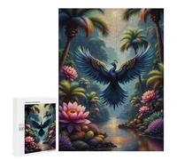 Jigsaw for Adults 500 PCS Jungle Peacock Paradise Jigsaw Puzzles for Adults Analysis And Logic Train Your Brain And Hands Toy Intellectual Game 500 PCS