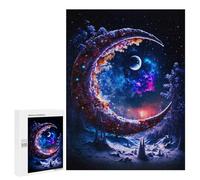Jigsaw for Adults 500 PCS Magical Winter Night Scene Jigsaw Puzzles for Adults Analysis And Logic Train Your Brain And Hands Toy Intellectual Game 500 PCS
