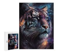 Jigsaw for Adults 500 PCS Tiger Galaxy Art Print-6 Jigsaw Puzzles for Adults Analysis And Logic Train Your Brain And Hands Toy Intellectual Game 500 PCS