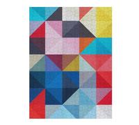 Jigsaw for Adults 52x38cm/1000pcs Colored Triangles C Puzzle for Adults Brain Teaser Game Home Decoration Unique Birthday And Xmas Gifts 52x38cm/1000pcs