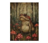 Jigsaw for Adults 52x38cm/1000pcs Toad in The Mushrooms Puzzle for Adults Brain Teaser Game Home Decoration Unique Birthday And Xmas Gifts 52x38cm/1000pcs