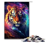 Jigsaw for Adults A Tiger Emerging from The Light 1000 Pieces Puzzle Great Gift Suitable for And Teenager 14 And Up 75x50cm