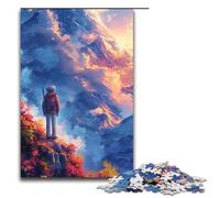 Jigsaw for Adults Aircraft in The Clouds 1000 Piece Wooden Puzzle for Kids Age 14 Years Up Educational Toys 1000 PCS(75x50cm)