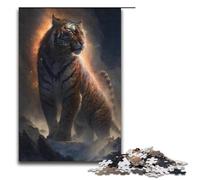 Jigsaw for Adults Animal Universe Tiger 1000 Piece Paper Puzzle for Kids Age 14 Years Up Educational Toys 1000 PCS(38x26cm)