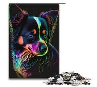 Jigsaw for Adults Animal Wolf 1000 Piece Paper Puzzle for Kids Age 14 Years Up Educational Toys 1000 PCS(38x26cm)