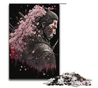 Jigsaw for Adults Art Japanese Ninja 1000 Piece Paper Puzzle for Family Games 1000 PCS(38x26cm)
