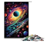 Jigsaw for Adults Basketball Surrounded by Planets 1000 Pieces Puzzle Wooden Puzzles for Adults & Kids Age 12 Years Up 1000 PCS(75x50cm)