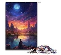 Jigsaw for Adults Beautiful And Spectacular City 1000 Pieces Puzzle Wooden Puzzles for Adults & Kids Age 12 Years Up 1000 PCS(38x26cm)
